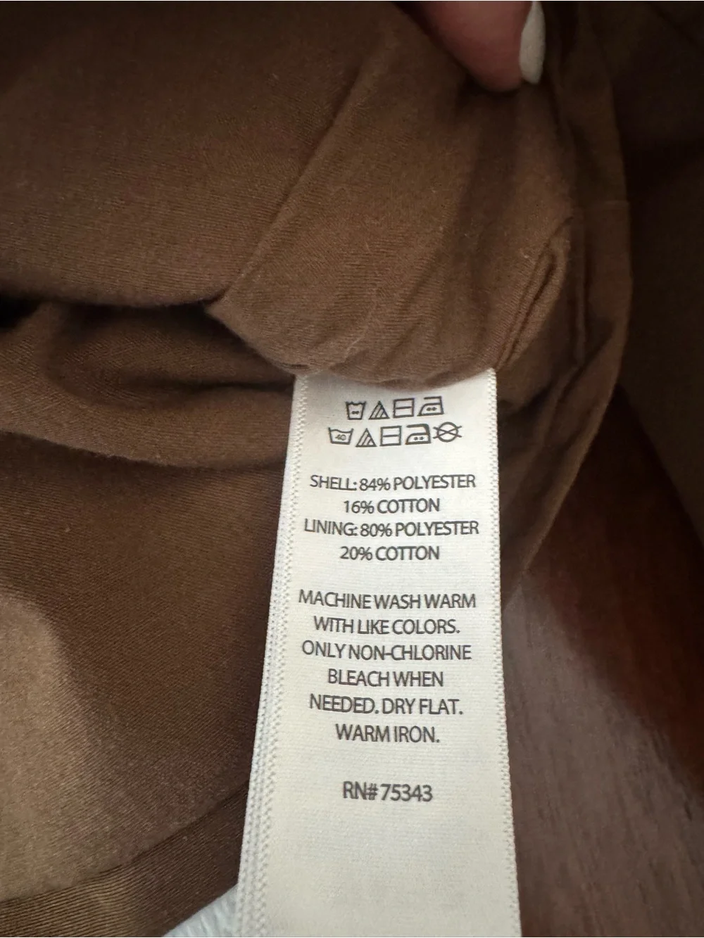 House of Harlow 1960 Cropped Double-Breasted Trench Coat - Brown - Picture 5 of 6